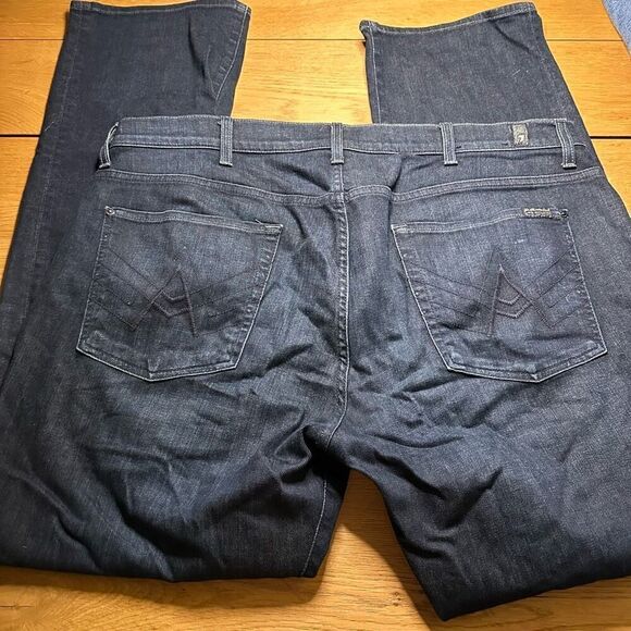 7 for all mankind 7fam Austyn men’s jeans 40 dark wash a pocket - Picture 5 of 9